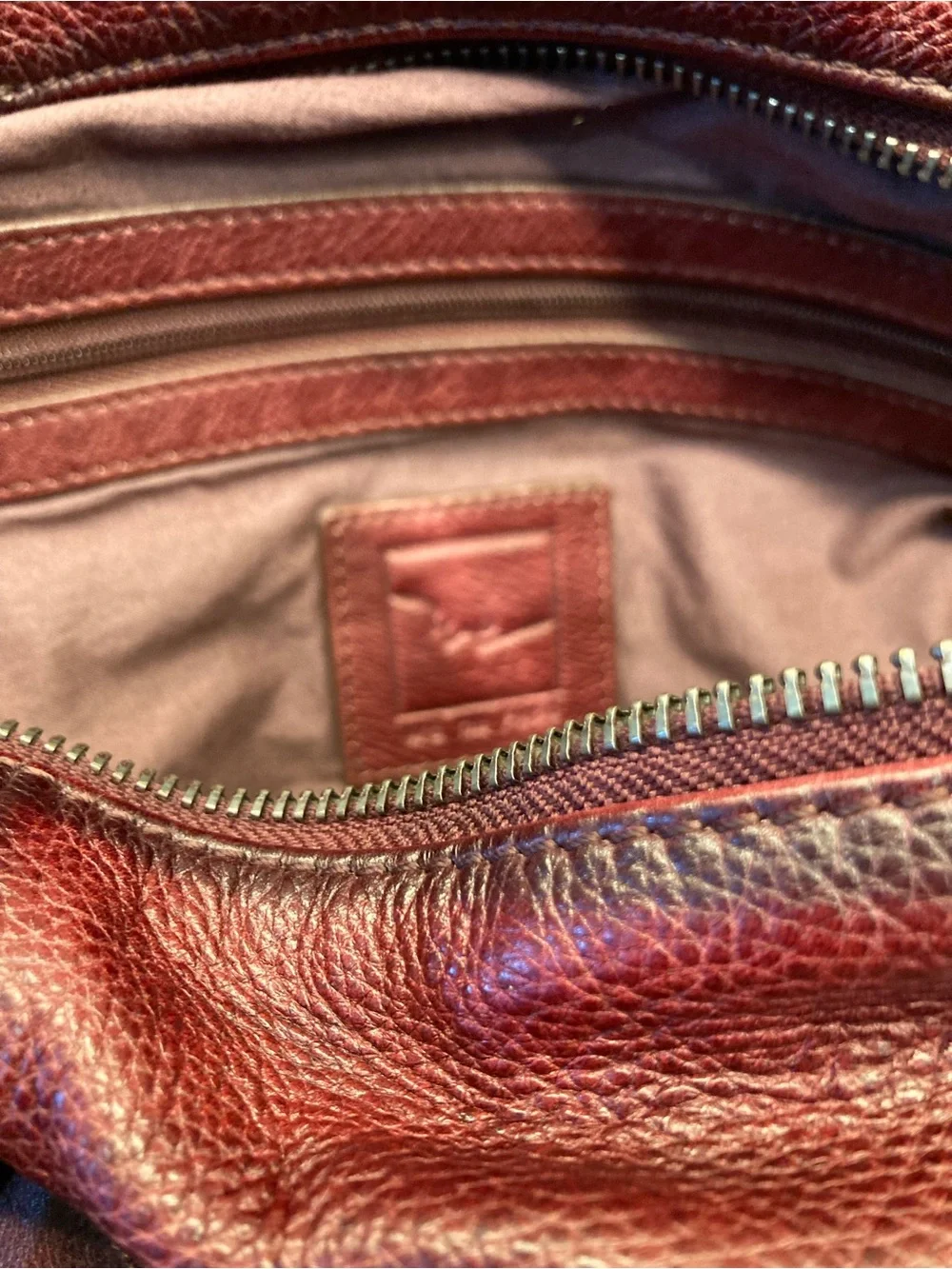 FREE PEOPLE We the Free Baby Emerson Leather Tote Bag in Red Rock - Picture 8 of 10